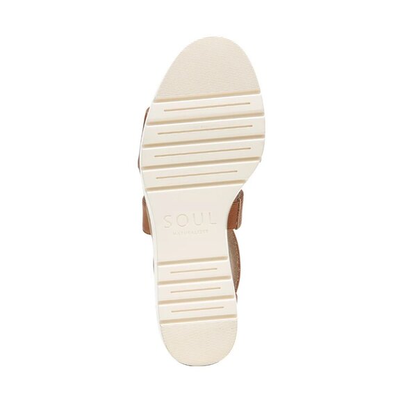 Soul Naturalizer Goodtimes Ankle Strap Wedge Sandals MSRP $130 Comfort  Brown - Picture 5 of 5